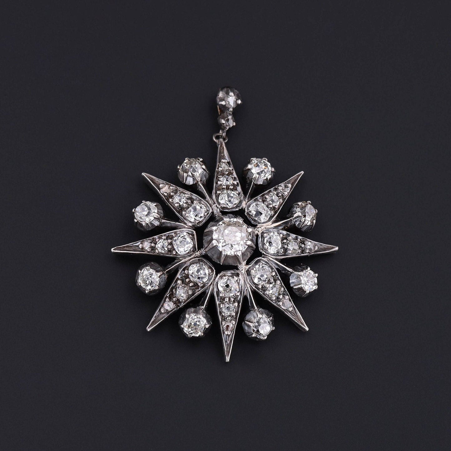 Antique Diamond Star Pendant | Antique Pendant