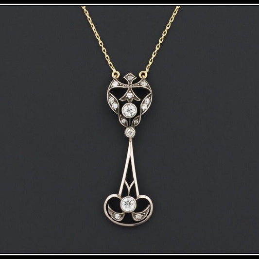 Antique Diamond Necklace | Diamond Bridal Necklace