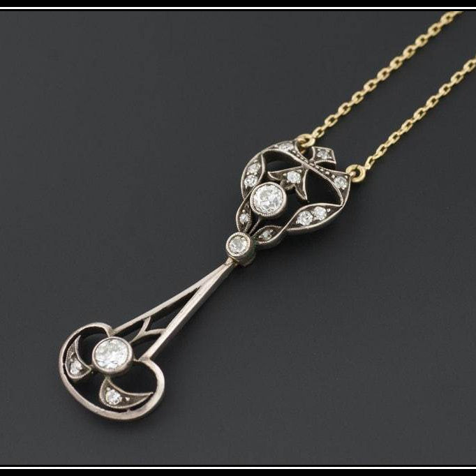 Antique Diamond Necklace | Diamond Bridal Necklace